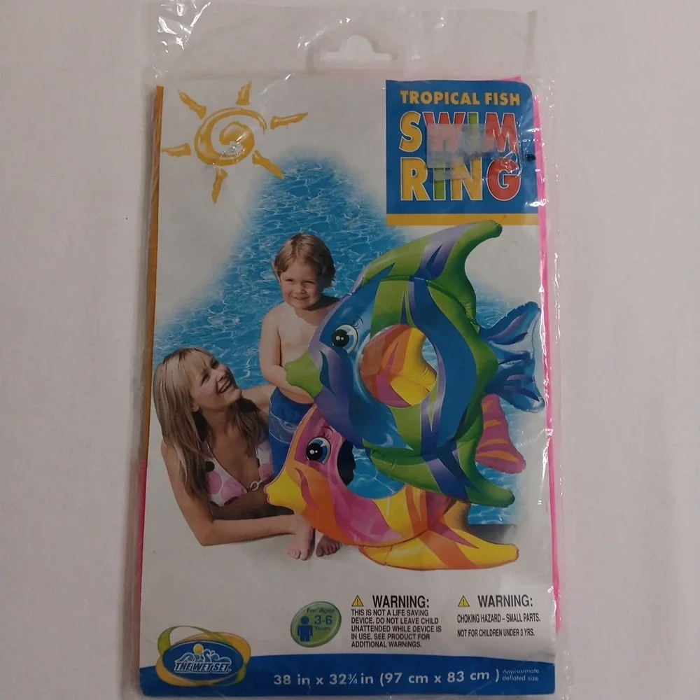 Intex -The Wet Set Tropical Fish Swim Ring  NEW  (2009)‎  Pink
